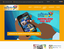 Tablet Screenshot of carifesta.net